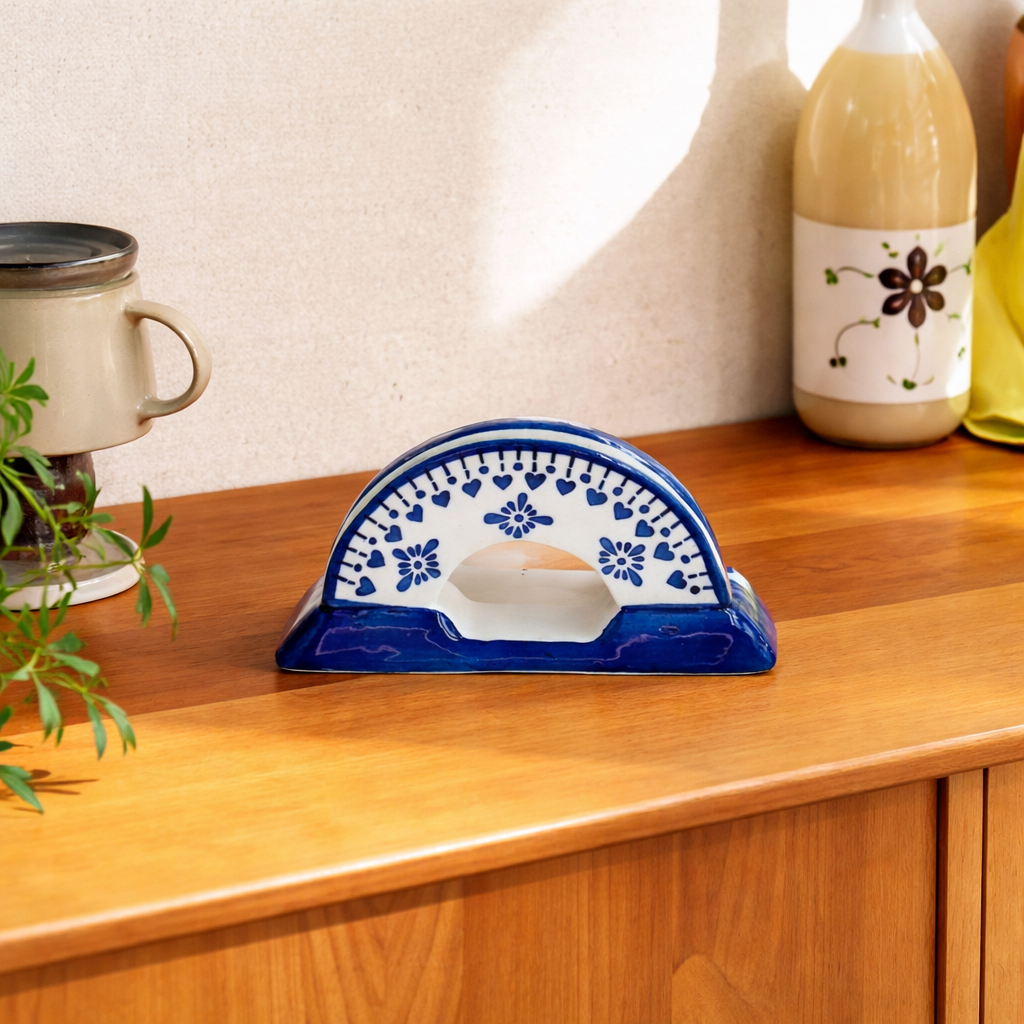 Azure Arch Tissue Holder