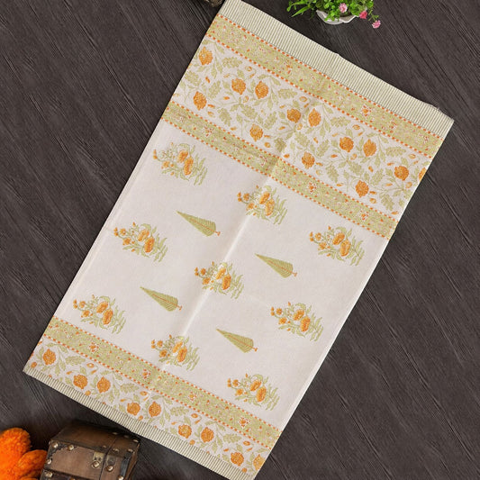 Fresh Marigold- Waffle Towel