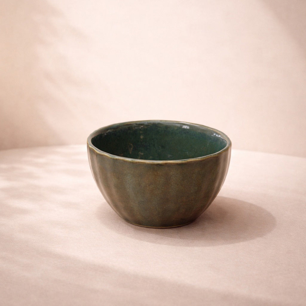 Moss Glow Artisan Bowl