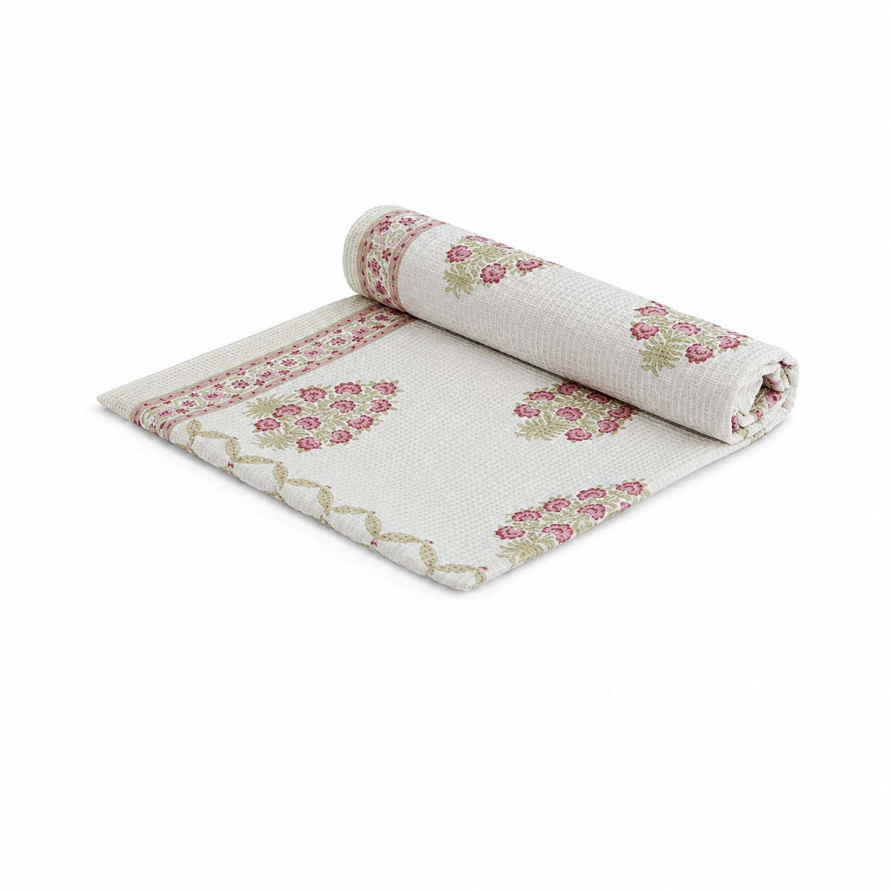 Blush Bouquet- Waffle Towel
