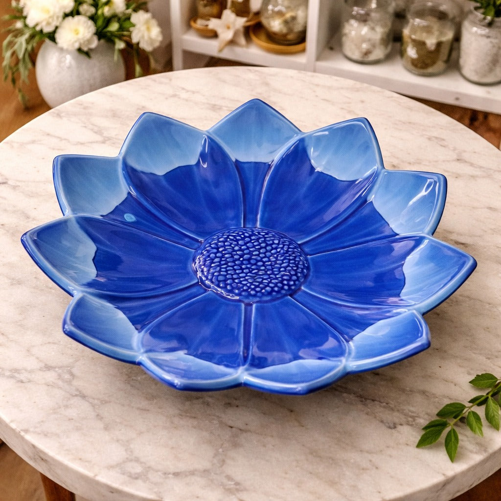 Sapphire Ripple Platter