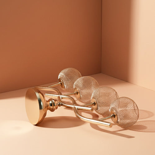 Aurex Wave Quad Tealight Holder