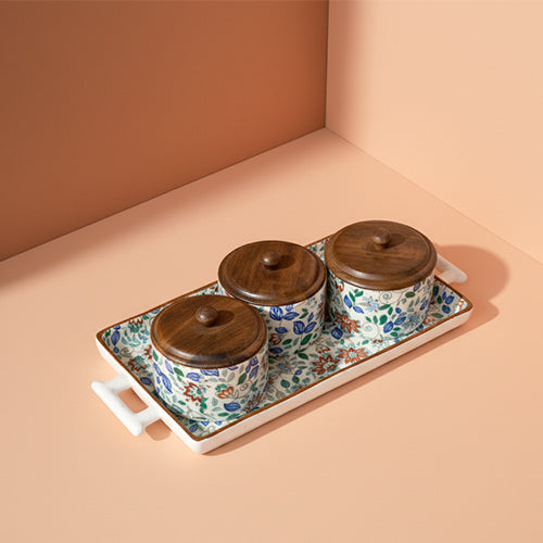 FloraCraft Ceramic Storage Jar Set