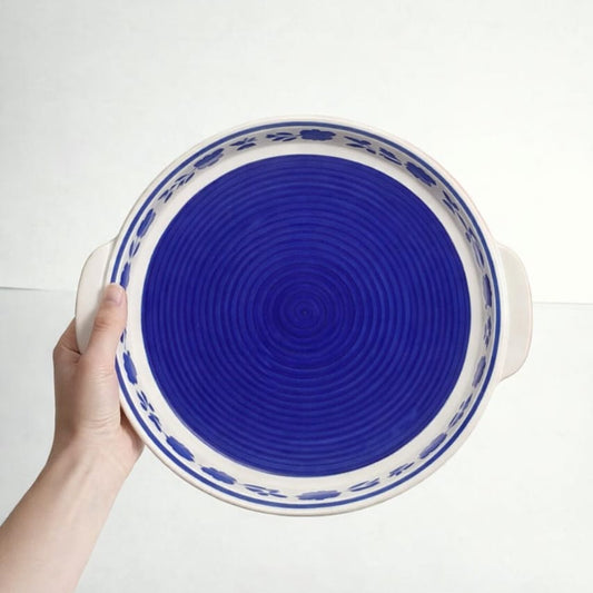 Cobalt Charm Serveware