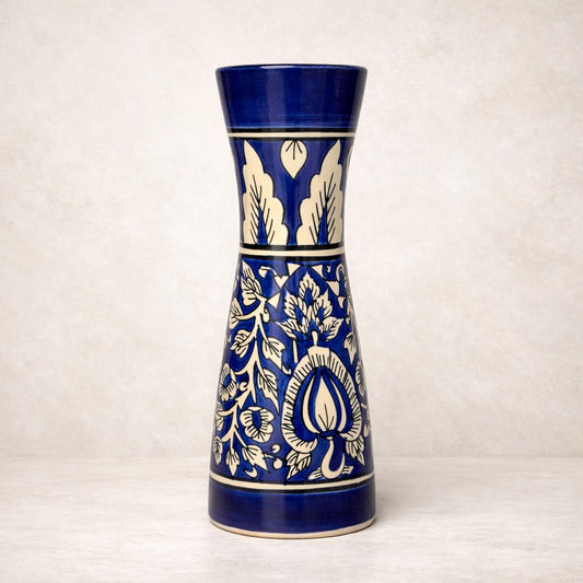 Cobalt Stem Vase