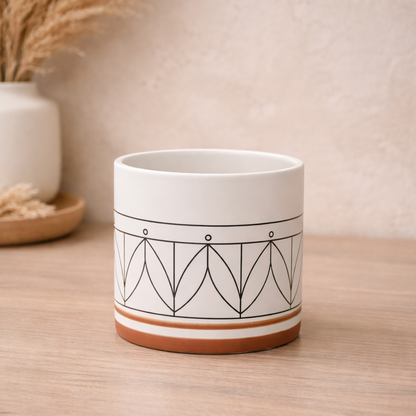 Terra Cotta Trim Vase