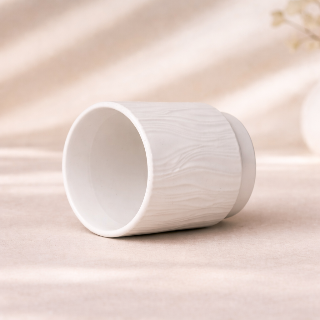 Pure Ridge Ceramic Planter