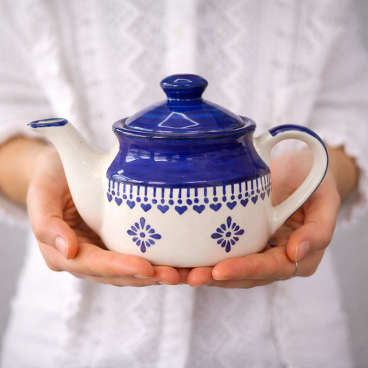 Veloura Blue Pottery Tea Set