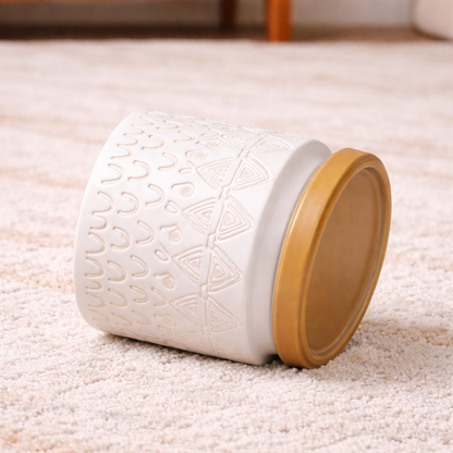 Ivory Tribe Ceramic Planter