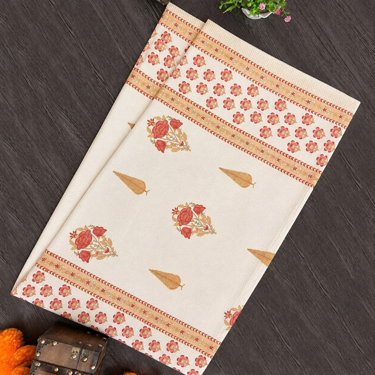 Golden Aurora- Waffle Towel