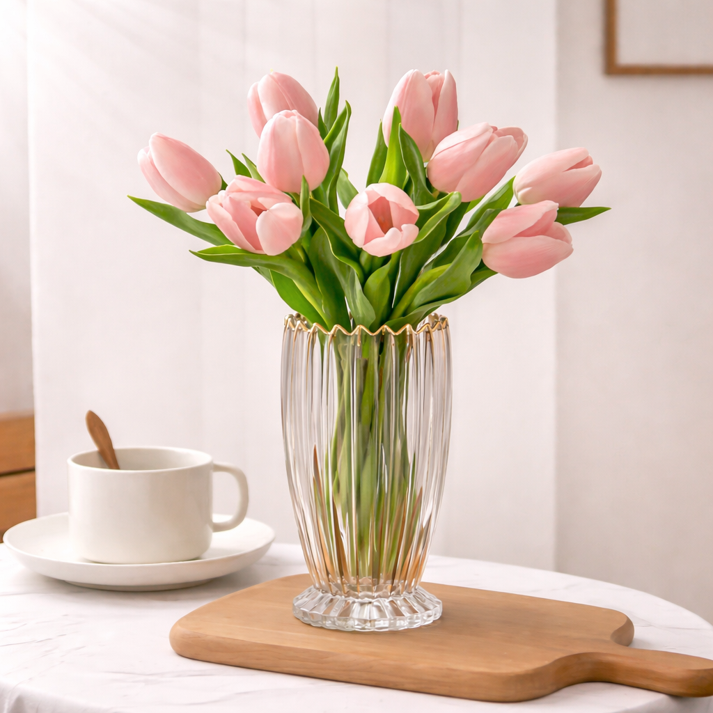 Crystal Reed Vase