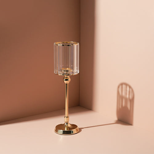 Aurum Crest Tall Candle Stand