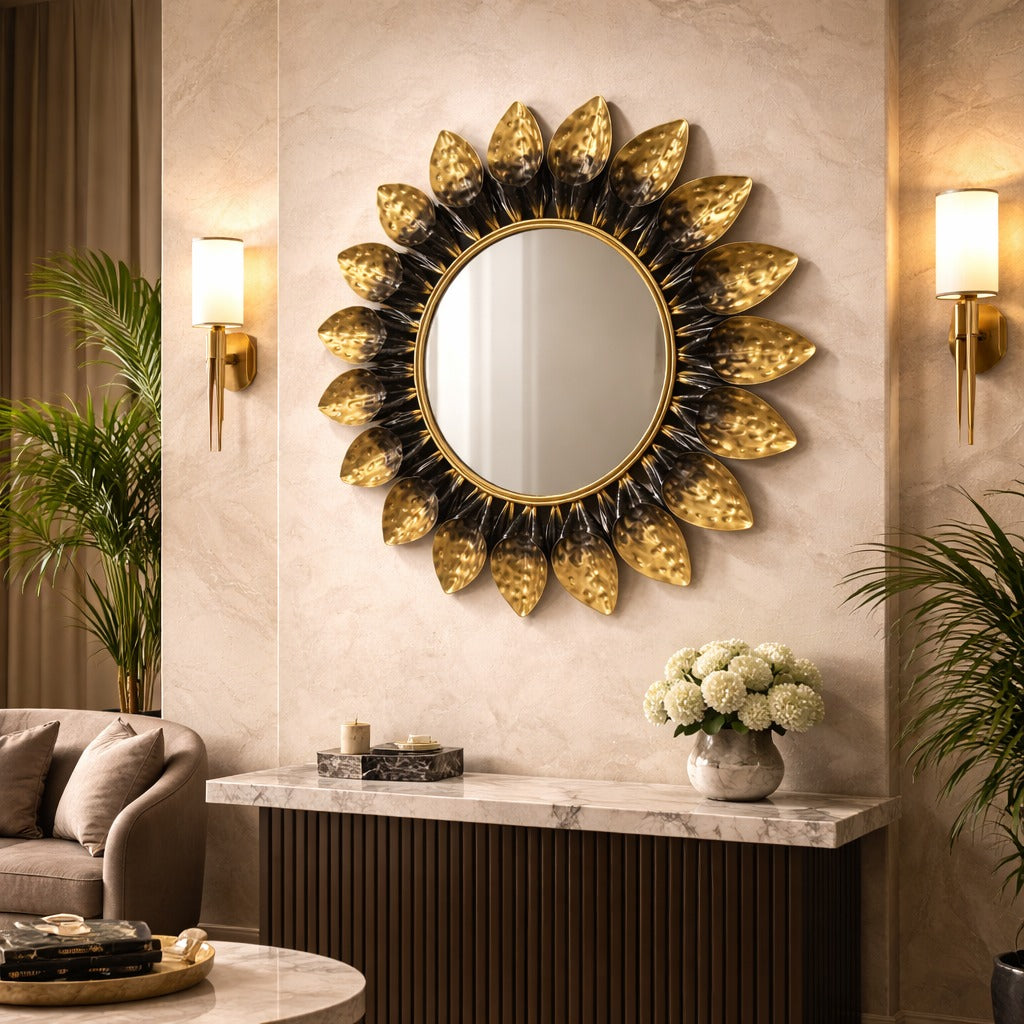 Solar Feather Mirror