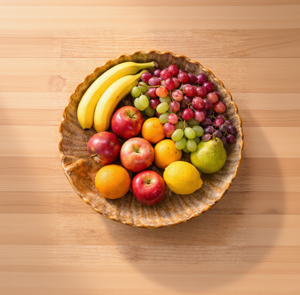 Harvest Ripple Ceramic Platter