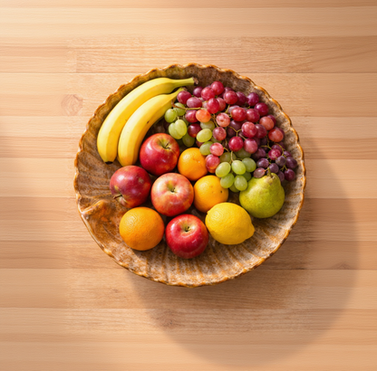 Harvest Ripple Ceramic Platter