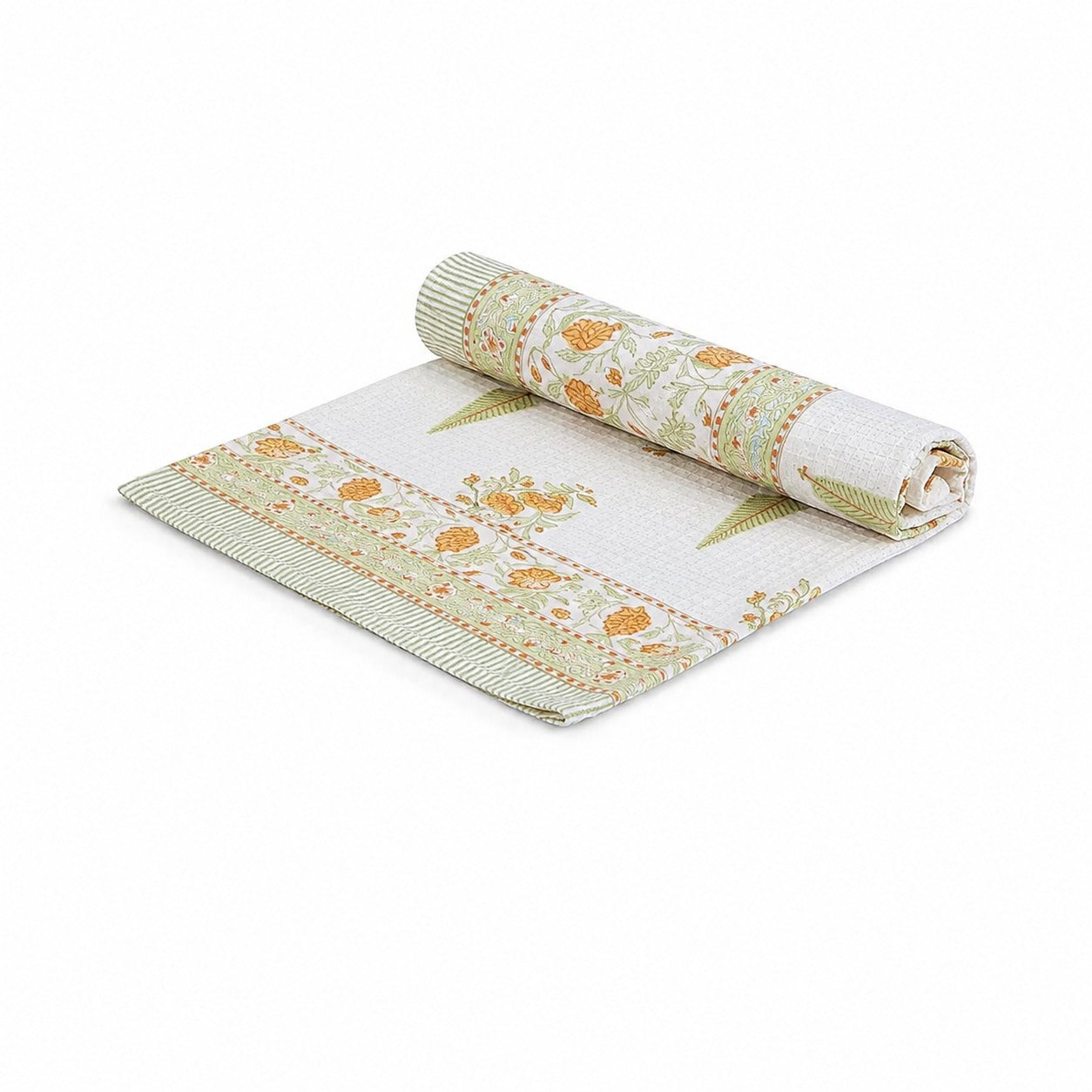 Fresh Marigold- Waffle Towel