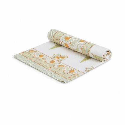 Fresh Marigold- Waffle Towel