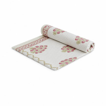 Blush Bouquet- Waffle Towel