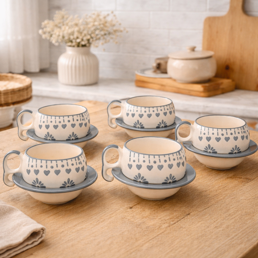 Heartland Sip Mug with Saucer