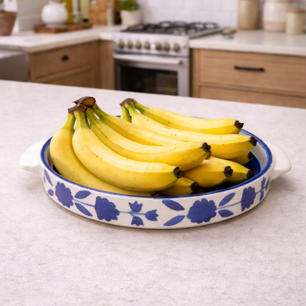 Cobalt Charm Serveware