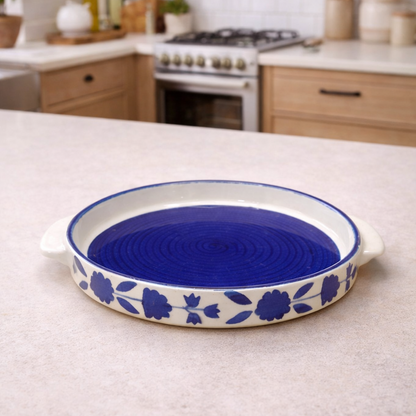 Cobalt Charm Serveware