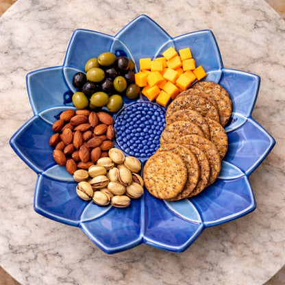 Sapphire Ripple Platter