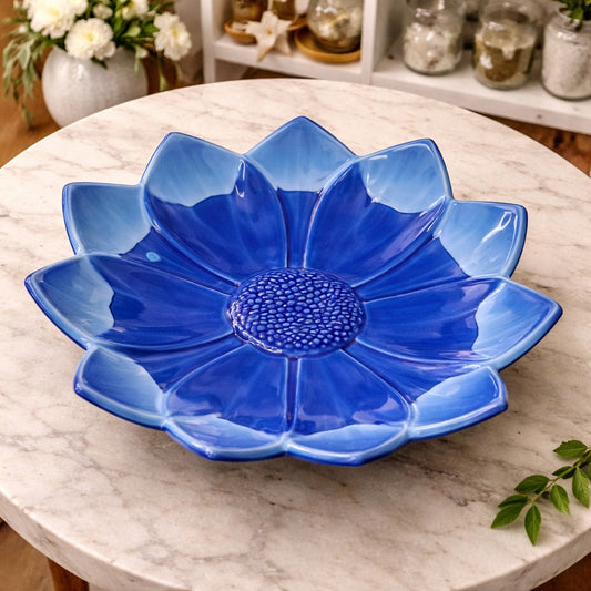 Sapphire Ripple Platter
