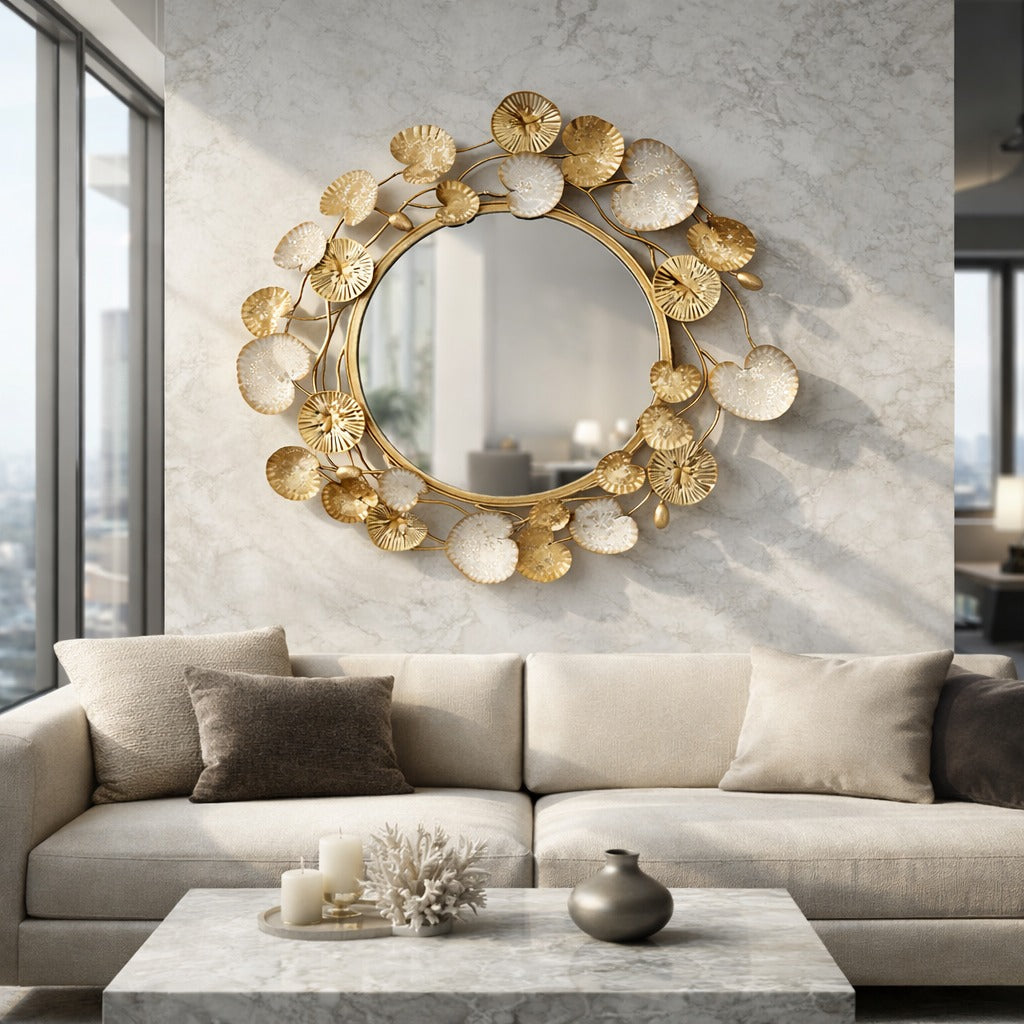 Botanical Halo Mirror