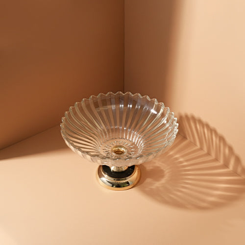 Aurora Crystal Pedestal Bowl