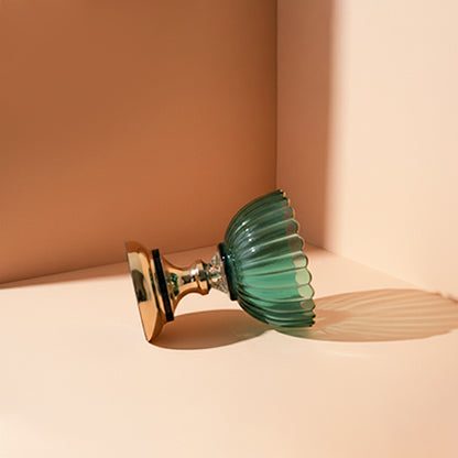 Emerald Crest Pedestal Bowl