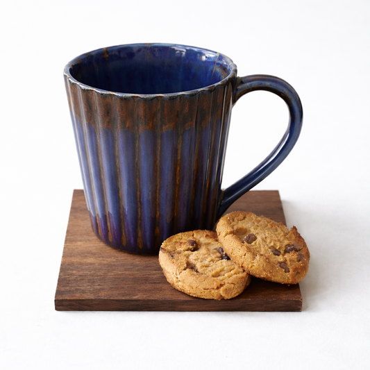 Midnight Rib Ceramic Mug