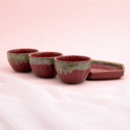 Lava Glaze Artisan Bowl & Tray Collection