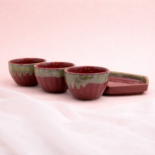 Lava Glaze Artisan Bowl & Tray Collection