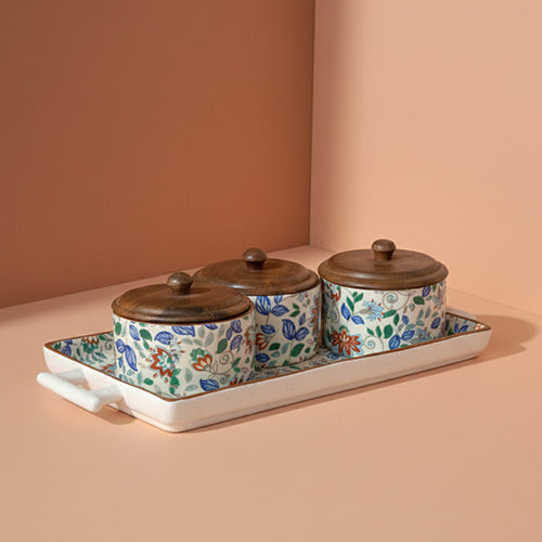 FloraCraft Ceramic Storage Jar Set