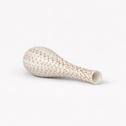 Golden Serpentine Vase