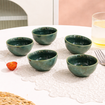 Green Dawn Stoneware Bowl