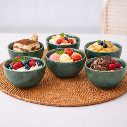 Green Dawn Stoneware Bowl