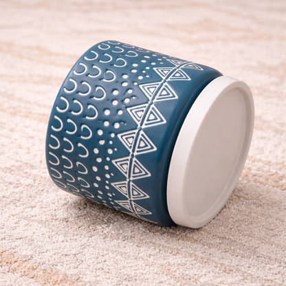 Indigo Terra Ceramic Planter