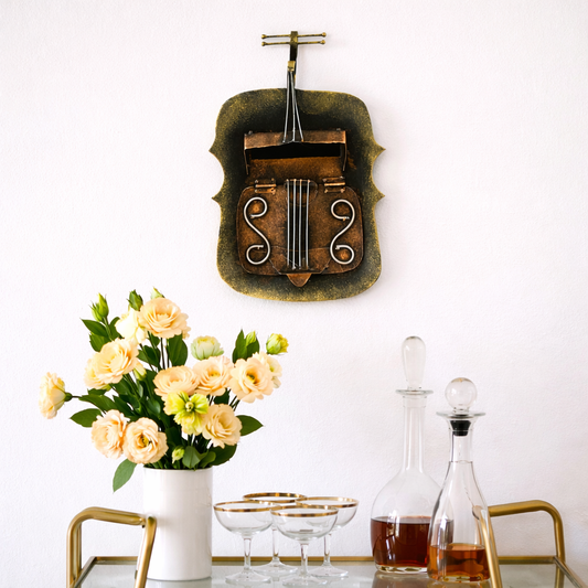 Vintage String Instrument Wall Decor