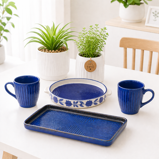 Azure Tableware Collection