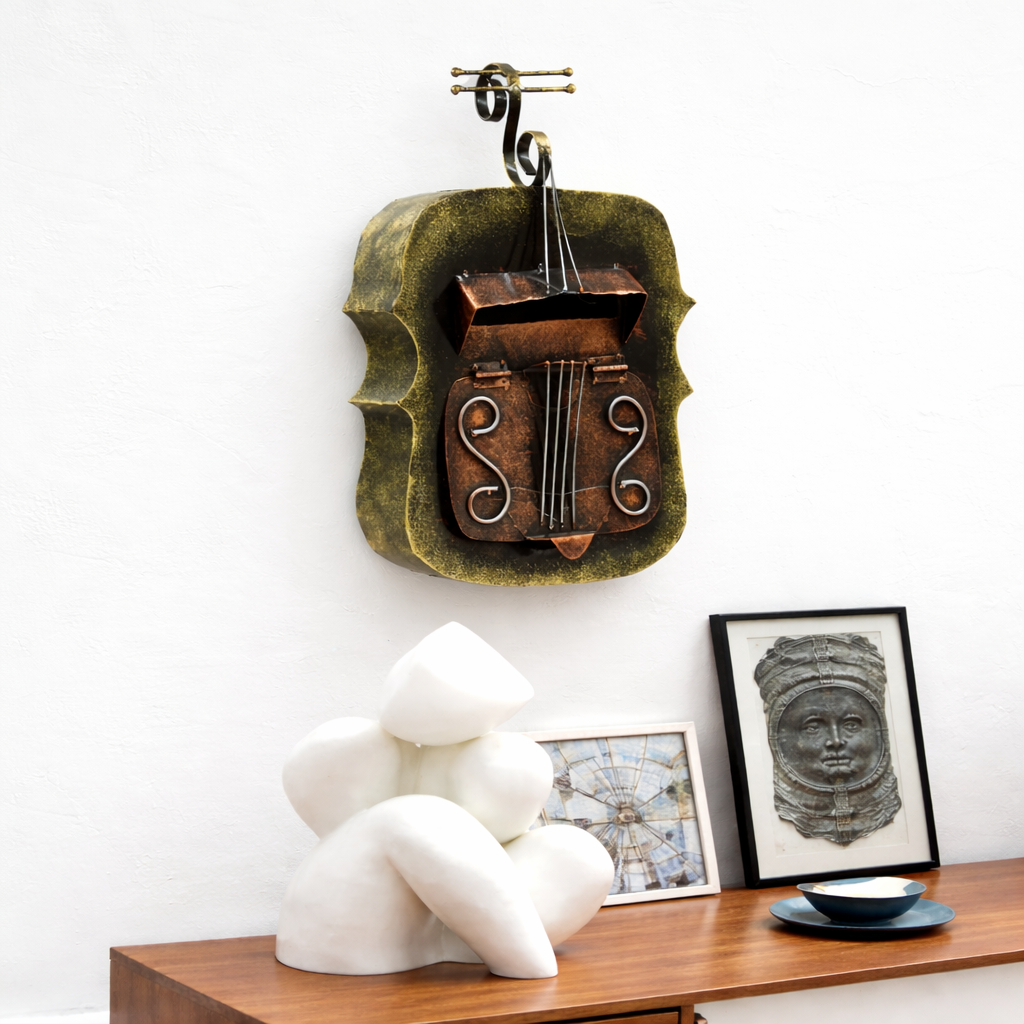 Vintage String Instrument Wall Decor