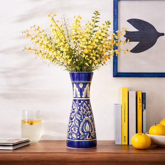Cobalt Stem Vase