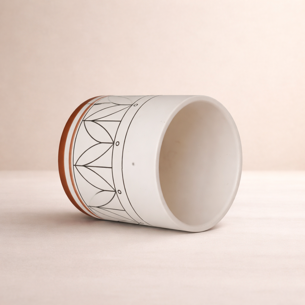 Terra Cotta Trim Vase