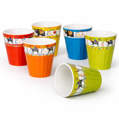 Festive Indian Artware Cups