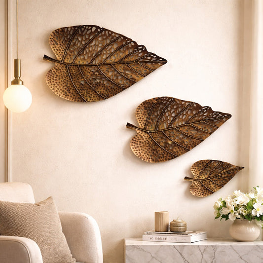 Hammered Botanic Brass