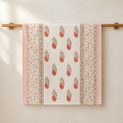 Pastel Garden- Waffle Towel