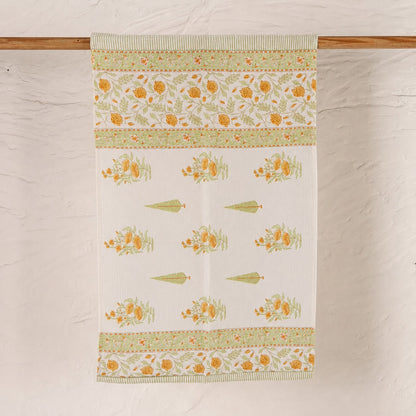 Fresh Marigold- Waffle Towel