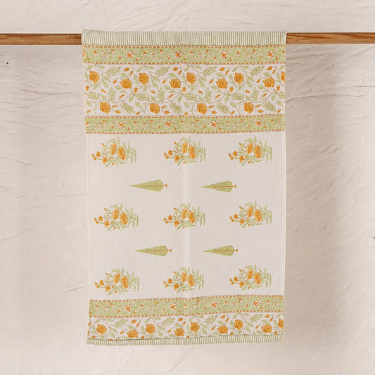 Fresh Marigold- Waffle Towel
