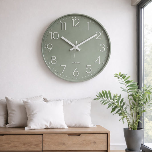 Modern Sage Clock