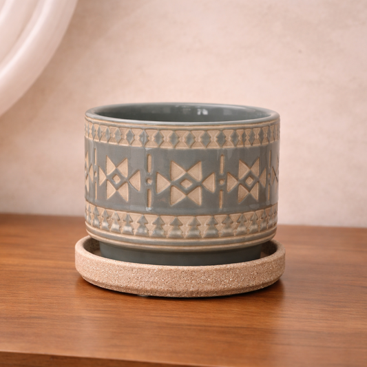 Patterned Nest Planter